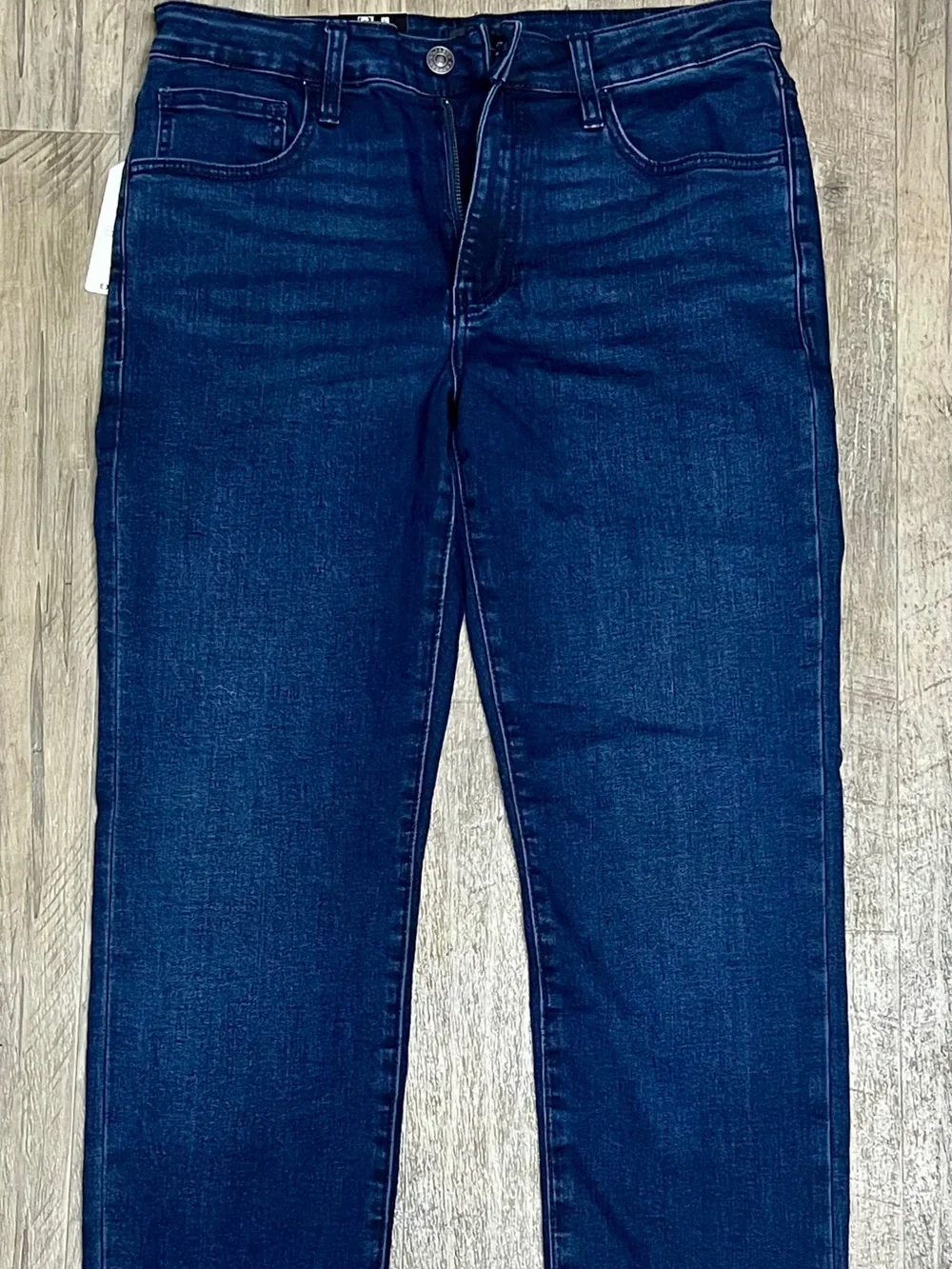 Express Men’s Dark Indigo Slim Straight Jeans